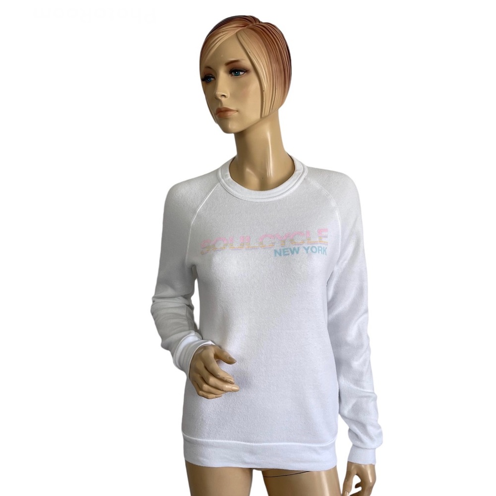 Soulcycle Women's Crewneck Long Sleeve Slim Fit Pullover XS